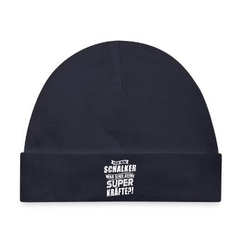 Schalker Superkraft - Baby Premium Organic Mütze - Navy - Vorne