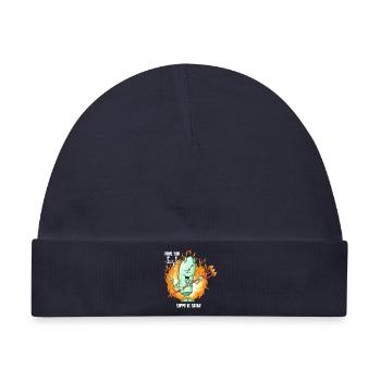 Satan suppo - Baby Premium Organic Mütze - Navy - Vorne