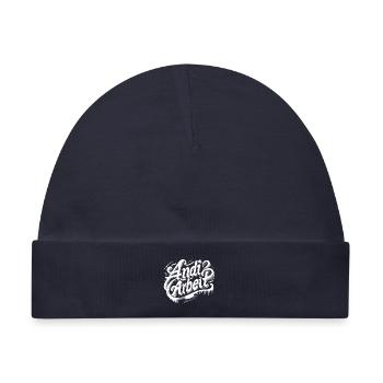 Andi Arbeit! Wortspiel Andreas, Andrea, Andi, Andy - Baby Premium Organic Mütze - Navy - Vorne