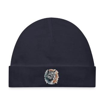 Pantra Jugendstil design - Baby Premium Organic Mütze - Navy - Vorne