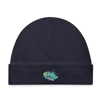 RIKELS Design Dein Style für die Halfpipe - Baby Premium Organic Mütze - Navy - Vorne