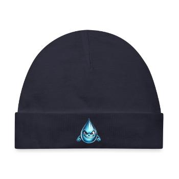 Böser Wassertropfen - Baby Premium Organic Mütze - Navy - Vorne