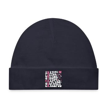 Die beste Mutter aller Zeiten - Baby Premium Organic Mütze - Navy - Vorne
