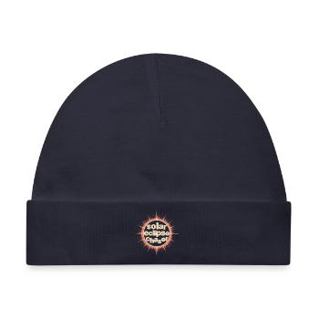 Solar eclipse chaser - Baby Premium Organic Mütze - Navy - Vorne
