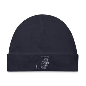 Kornblume minimalistisch - Baby Premium Organic Mütze - Navy - Vorne