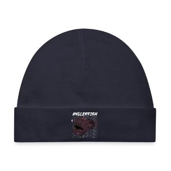 Tiefsee Monster - Anglerfisch - Baby Premium Organic Mütze - Navy - Vorne
