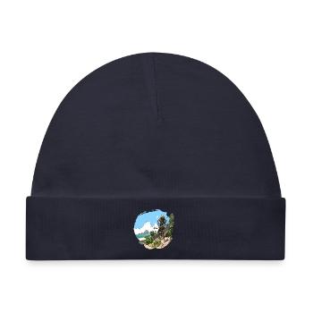 Stammes-Küstenfelsenfischer - Baby Premium Organic Mütze - Navy - Vorne