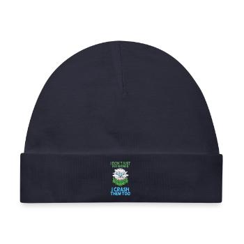 Drohne - Baby Premium Organic Mütze - Navy - Vorne