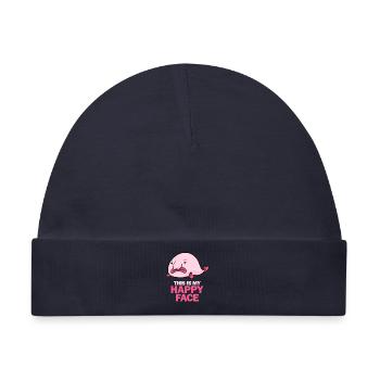 Blobfisch - Baby Premium Organic Mütze - Navy - Vorne