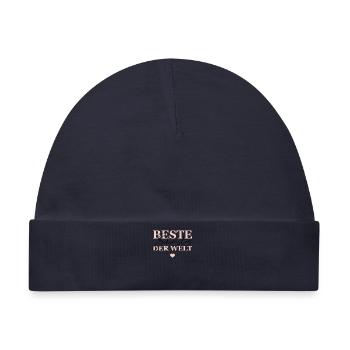 Beste schwester Der Welt - Baby Premium Organic Mütze - Navy - Vorne