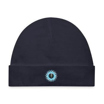 Drachenhöhe auf der Insel - Baby Premium Organic Mütze - Navy - Vorne