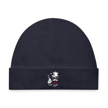 verliebt - Baby Premium Organic Mütze - Navy - Vorne