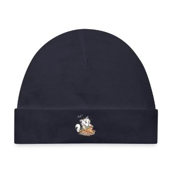 Töpfern Katze Keramik Hobby Töpfer Tierhumor - Baby Premium Organic Mütze - Navy - Vorne