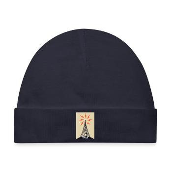 Radioturm auf Sendung - Baby Premium Organic Mütze - Navy - Vorne