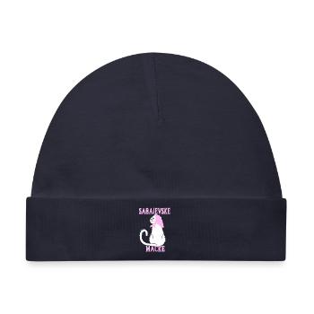 Pastellkatze Sarajevo - Baby Premium Organic Mütze - Navy - Vorne