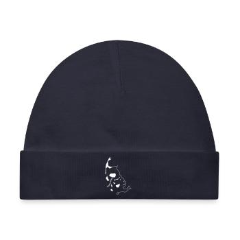 Nordfriesland - Watt Sylt Amrum Pellworm Föhr - Baby Premium Organic Mütze - Navy - Vorne