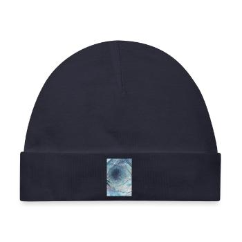 Formen und Muster - Baby Premium Organic Mütze - Navy - Vorne