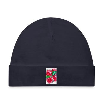 Edelsteine - Baby Premium Organic Mütze - Navy - Vorne