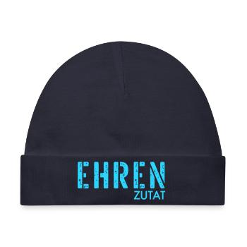 Ehrenzutat Beziehung - Baby Premium Organic Mütze - Navy - Vorne
