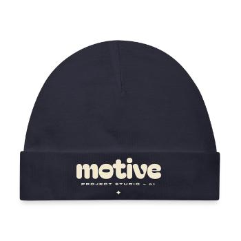 Motivlogo - Baby Premium Organic Mütze - Navy - Vorne