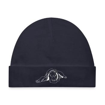 Pointer Deutsch Kurzhaar - Baby Premium Organic Mütze - Navy - Vorne
