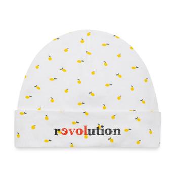 Revolution der Liebe - Baby Premium Organic Mütze - Weiß/Zitronengelb - Vorne