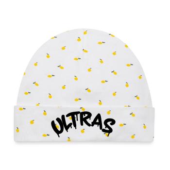 ultras - Baby Premium Organic Mütze - Weiß/Zitronengelb - Vorne