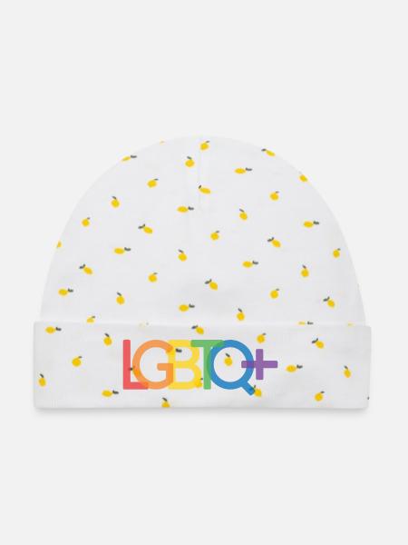 Pride Month - LGBTQ+ - Baby Premium Organic Mütze - Weiß/Zitronengelb