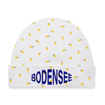 BODENSEE - Baby Premium Organic Mütze - Weiß/Zitronengelb - Vorne