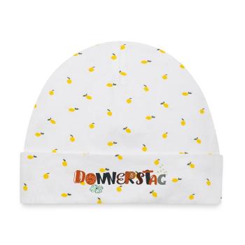 Donnerstag  Wochentag - Baby Premium Organic Mütze - Weiß/Zitronengelb - Vorne