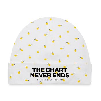 Arzt - The Chart Never Ends - Medizin - Baby Premium Organic Mütze - Weiß/Zitronengelb - Vorne
