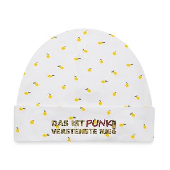 Das ist Punk - Baby Premium Organic Mütze - Weiß/Zitronengelb - Vorne