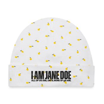 I Am Jane Doe: Kollektive Identität - Baby Premium Organic Mütze - Weiß/Zitronengelb - Vorne