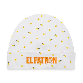 El Patrón - Baby Premium Organic Mütze - Weiß/Zitronengelb - Vorne