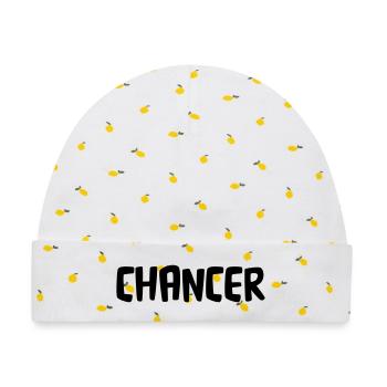 Chancer - Baby Premium Organic Mütze - Weiß/Zitronengelb - Vorne