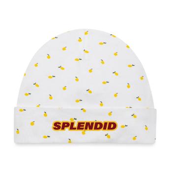 SPLENDID - Baby Premium Organic Mütze - Weiß/Zitronengelb - Vorne