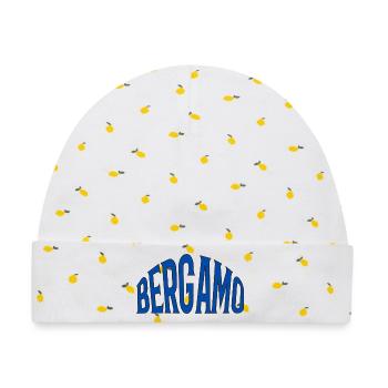 Bergamo - Baby Premium Organic Mütze - Weiß/Zitronengelb - Vorne