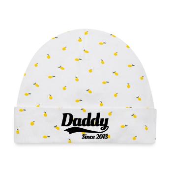 Dandy since 2013 - Baby Premium Organic Mütze - Weiß/Zitronengelb - Vorne