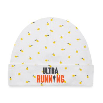 Ultra Running - Baby Premium Organic Mütze - Weiß/Zitronengelb - Vorne