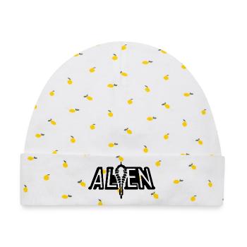 Alien-Technologie - Baby Premium Organic Mütze - Weiß/Zitronengelb - Vorne