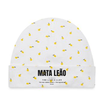 Mata Leão — Die Löwenjägerin | Echtes Jiu-Jitsu - Baby Premium Organic Mütze - Weiß/Zitronengelb - Vorne