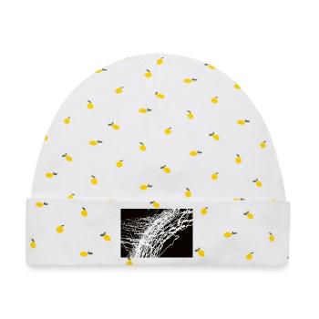 Lichtspiele 1 - Baby Premium Organic Mütze - Weiß/Zitronengelb - Vorne