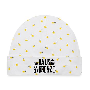 Das Haus an der Grenze - Baby Premium Organic Mütze - Weiß/Zitronengelb - Vorne