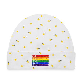 War Dann Wohl Doch Keine Phase LGBTQ - Baby Premium Organic Mütze - Weiß/Zitronengelb - Vorne