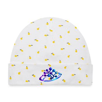 Neuron - Baby Premium Organic Mütze - Weiß/Zitronengelb - Vorne