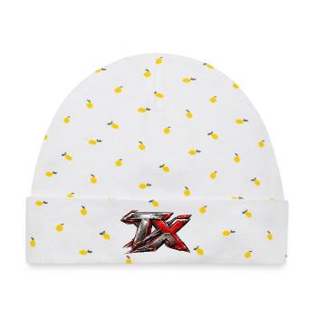 Rotes Metall TX Logo Battle Edition - Baby Premium Organic Mütze - Weiß/Zitronengelb - Vorne