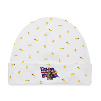 Big Ben - Baby Premium Organic Mütze - Weiß/Zitronengelb - Vorne