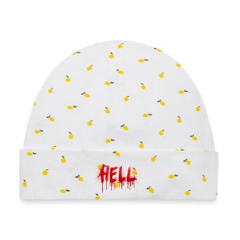 Hell - Baby Premium Organic Mütze - Weiß/Zitronengelb - Vorne