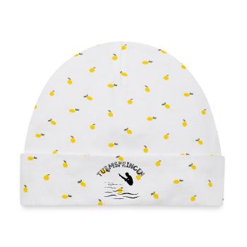 tumrspringen turmspringer ev verein club team - Baby Premium Organic Mütze - Weiß/Zitronengelb - Vorne
