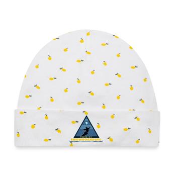 Freeride-Snowboarding - Baby Premium Organic Mütze - Weiß/Zitronengelb - Vorne
